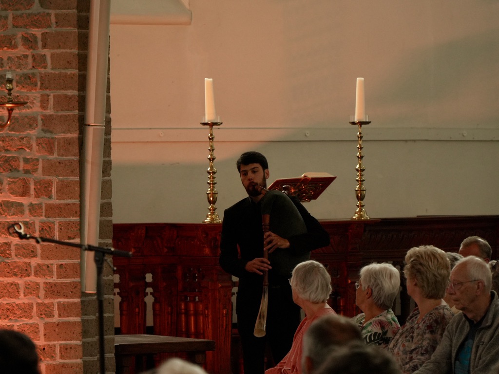 Wind instrument by candlelight at the Utrecht Early Music Festival